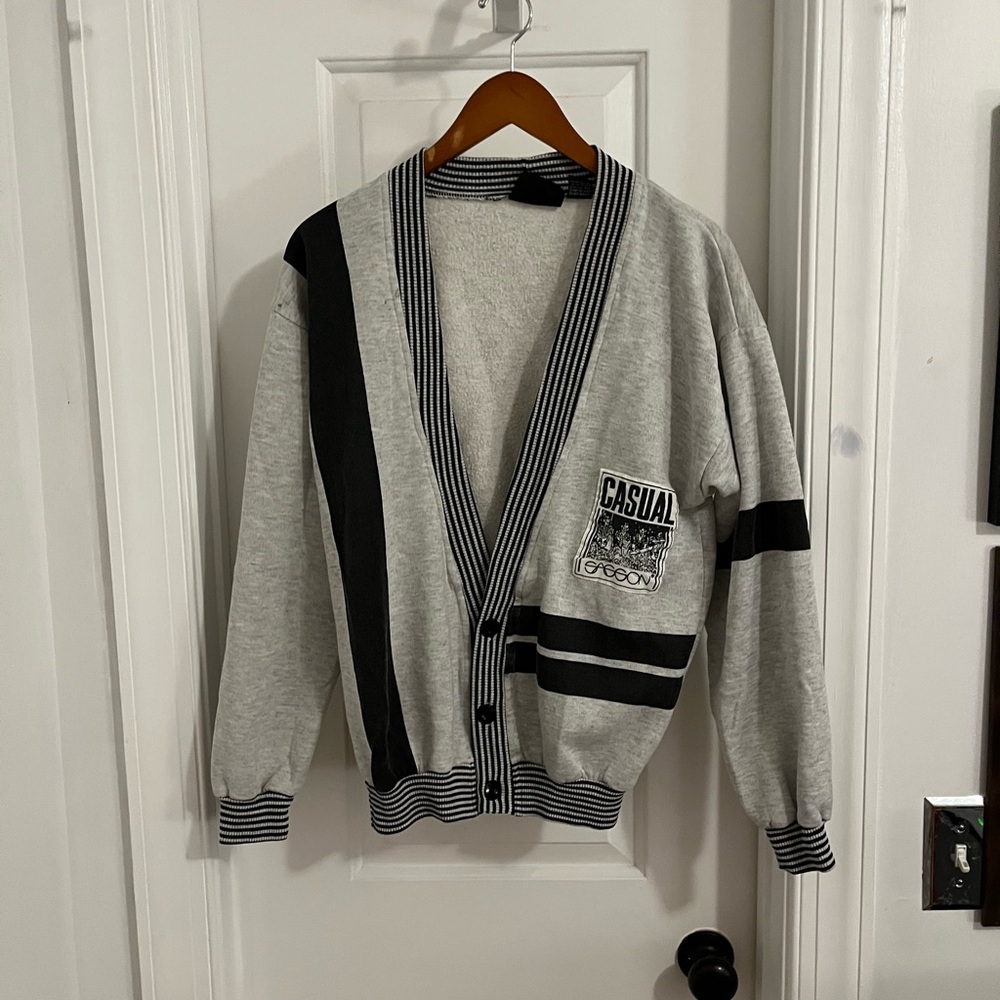 Rare‎ 80’s Vintage Sasson Cotton/Polyester Cardigan